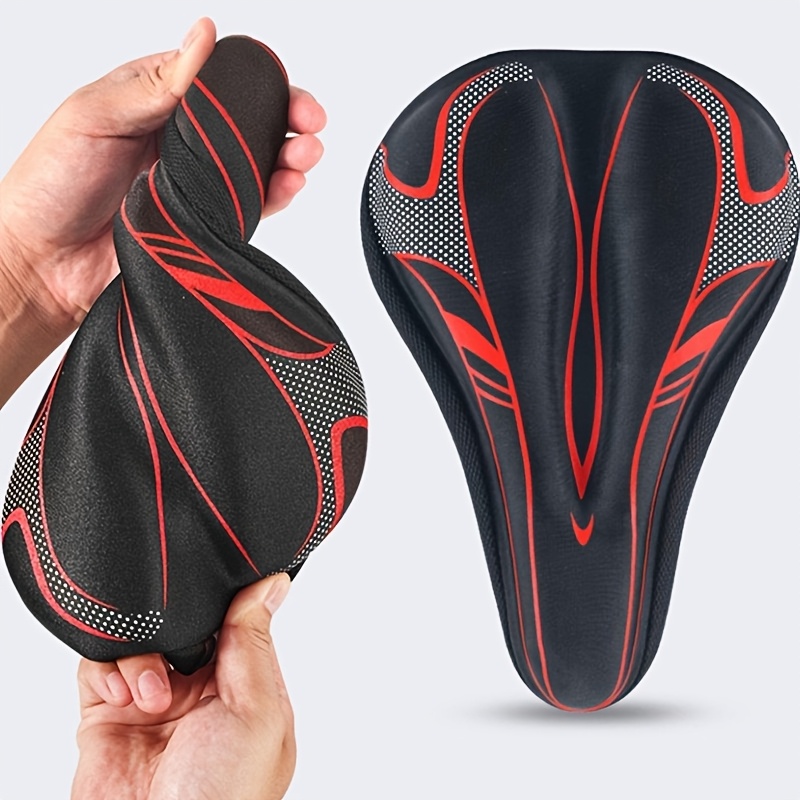 Mountain Biking Gear For Men - ปลอกหุ้มเบาะจักรยานแบบปรับได้ บุด้วยเจล นุ่มสบาย เหมาะสำหรับจักรยานเสือภูเขา จักรยานถนน จักรยานฟิกซ์เกียร์