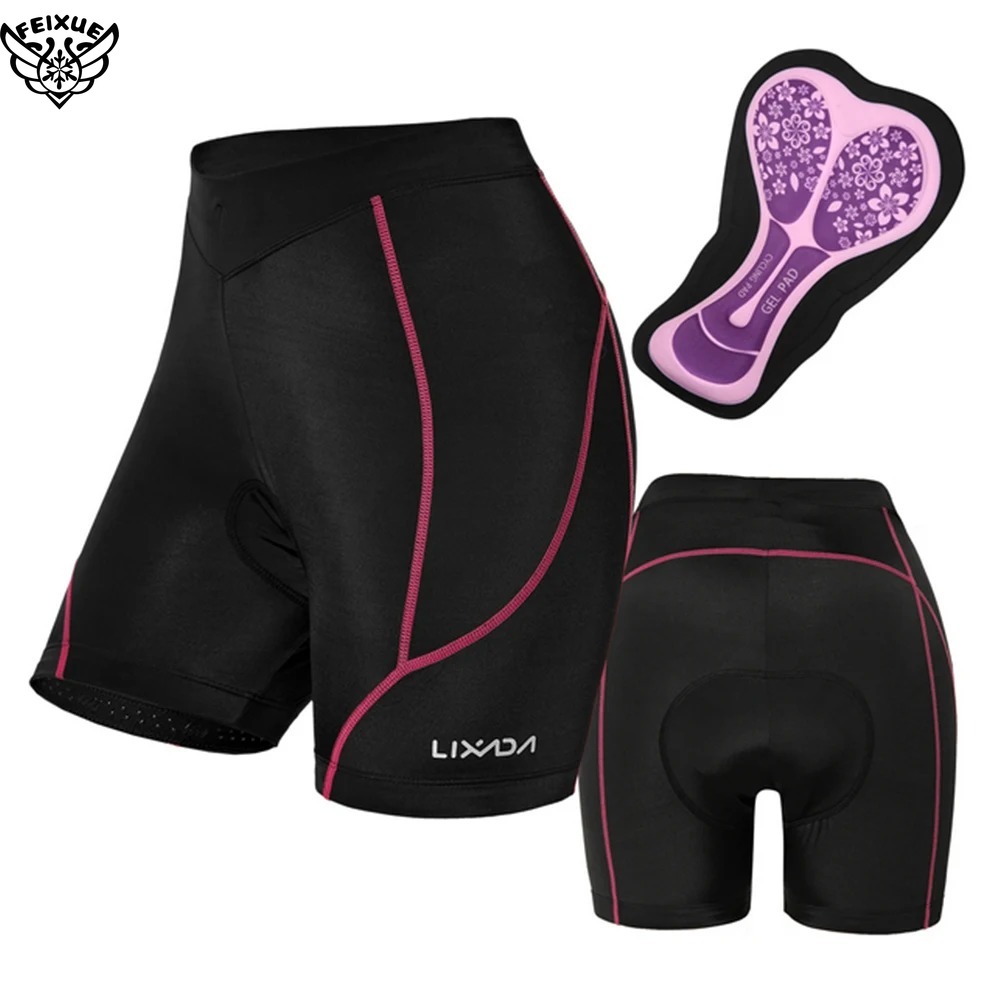 Mountain Biking Shorts Women - กางเกงปั่นจักรยานผู้หญิงแบบมีแผ่นเจลโฟม 3 มิติ ป้องกันแรงกระแทก กางเกงปั่นจักรยานเสือภูเขา ระบายอากาศ