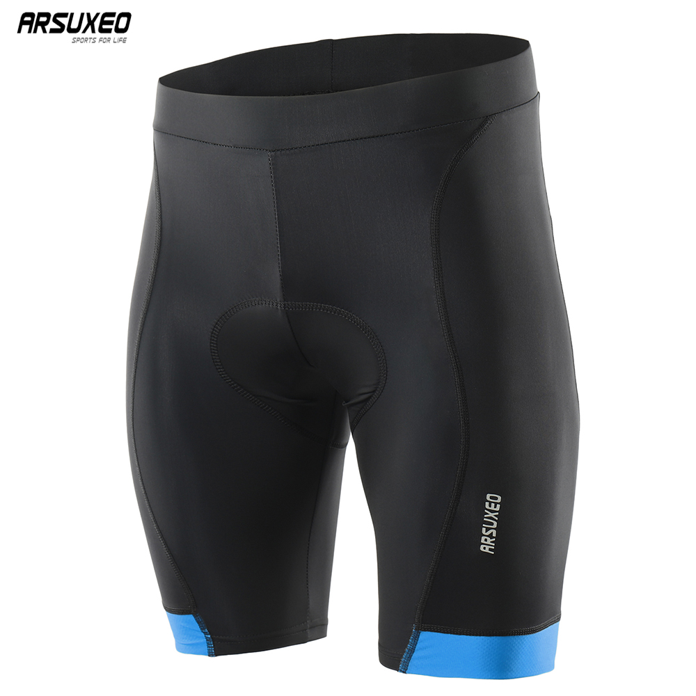 Mountain Biking Pants Women - ARSUXEO ขี่จักรยานกางเกงขาสั้น3D กันกระแทก MTB จักรยานเสือภูเขากางเกงขาสั้นจักรยานกางเกงขาสั้นการบีบอัดสำหรับผู้ชายผู้หญิง563