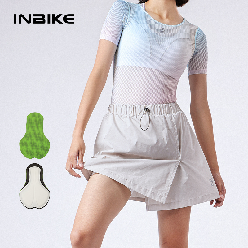 Mountain Biking Pants Women - INBIKE กางเกงขี่จักรยานสำหรับผู้หญิง, ใหม่2024ขี่จักรยานเสือภูเขาแบบมืออาชีพ MTB ฤดูร้อนมีกระเป๋าเสื้อผ้าผู้หญิง