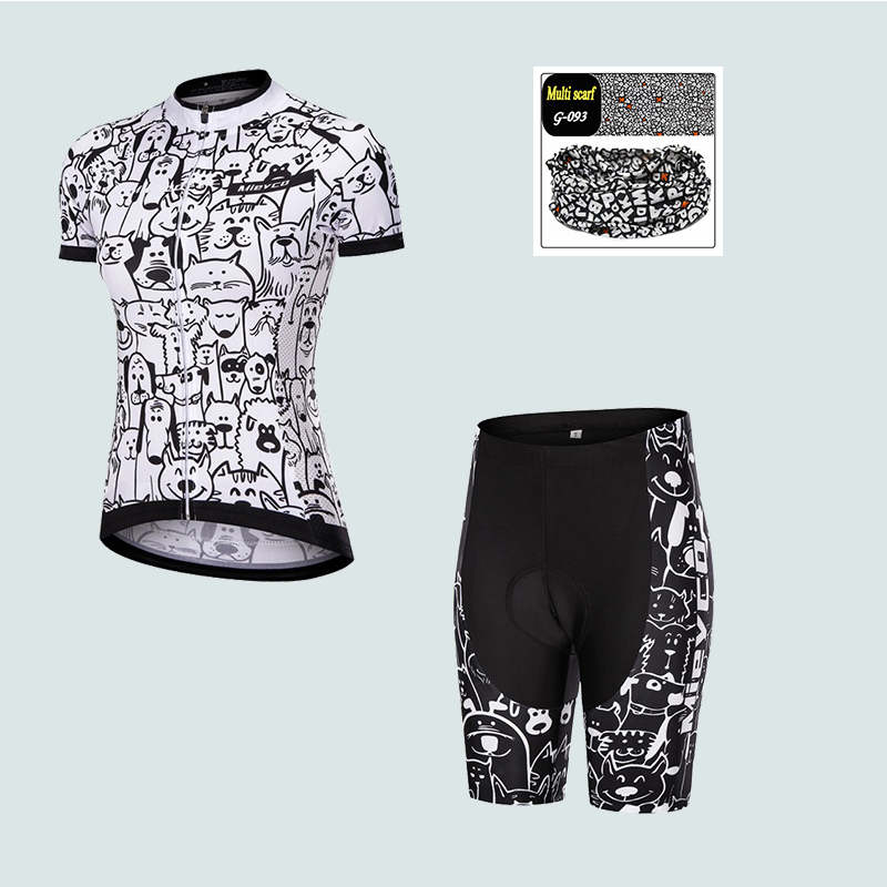 Mountain Biking Shorts Women - ชุดเสื้อเจอร์ซีย์นักปั่นผู้หญิง, กางเกงขาสั้นแขนสั้น, เสื้อผ้าจักรยานเสือหมอบ, อุปกรณ์ปั่นจักรยาน, ฤดูร้อน