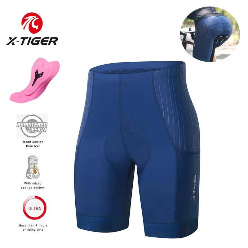 Mountain Biking Pants Women - X-TIGER ผู้หญิงกางเกงขาสั้นขี่จักรยานกางเกงขาสั้นจักรยานเสือหมอบจักรยานเสือภูเขา Casual กางเกง Athleisure กางเกงขาสั้นขี่จักรยานขี่จักรยานเครื่องแต่งกาย