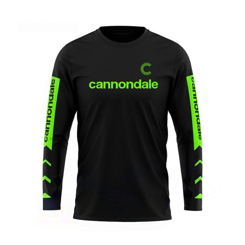 Mountain Biking Jerseys Men - เสื้อเจอร์ซีย์จักรยานเสือภูเขา Cannondale สำหรับการแข่งขันวิบาก ดีเอช เสื้อเจอร์ซีย์สำหรับการแข่งขันวิบาก ดีฮานด์ดาวน์
