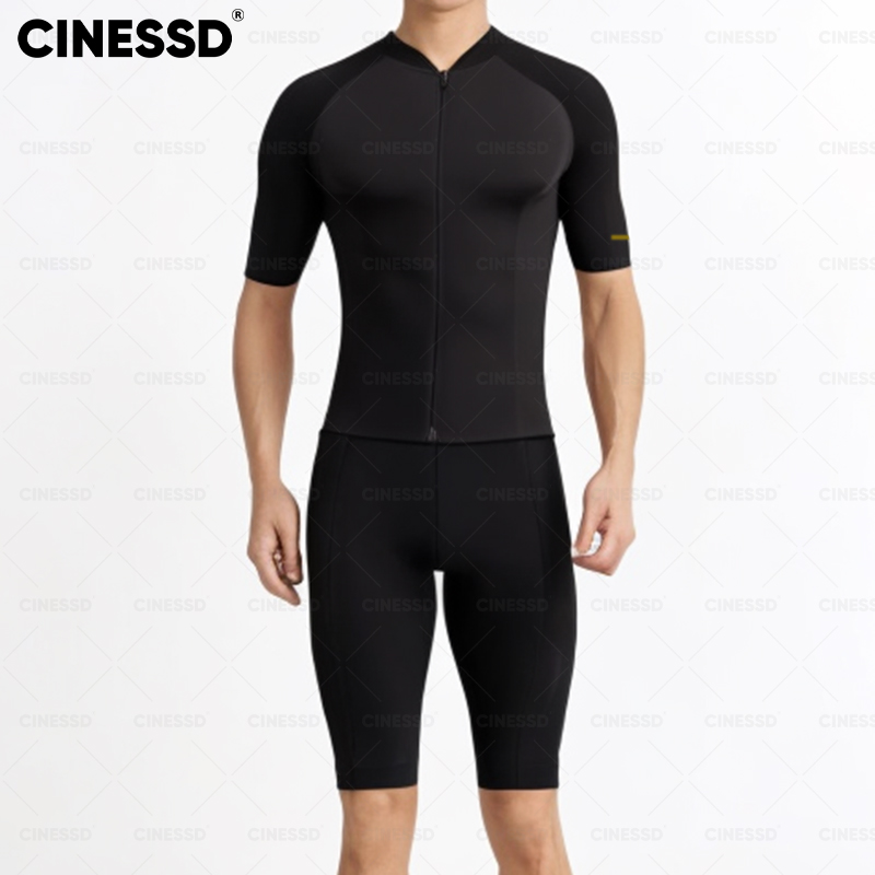 Mountain Biking Jerseys Men - เสื้อเจอร์ซีย์นักปั่น2024ทีม CINESSD ผู้ชายชุดขี่จักรยานชุดแข่งเสื้อผ้าปั่นจักรยานระบายอากาศเสื้อผ้าจักรยานเสือภูเขา sportwears