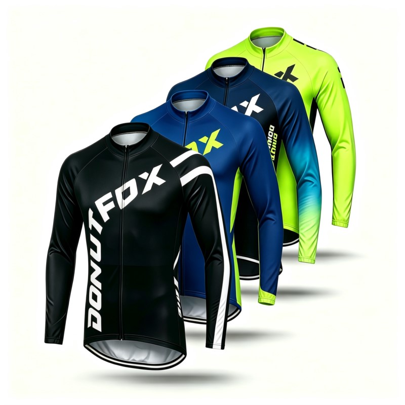 Mountain Biking Jerseys Men - เสื้อเจอร์ซีย์ MTB แขนยาวสำหรับผู้ชายและกางเกงปั่นจักรยาน แห้งเร็ว ชิ้นเดียวหรือชุดเข้าชุดสำหรับการปั่นจักรยานเสือภูเขาและมอเตอร์ครอส