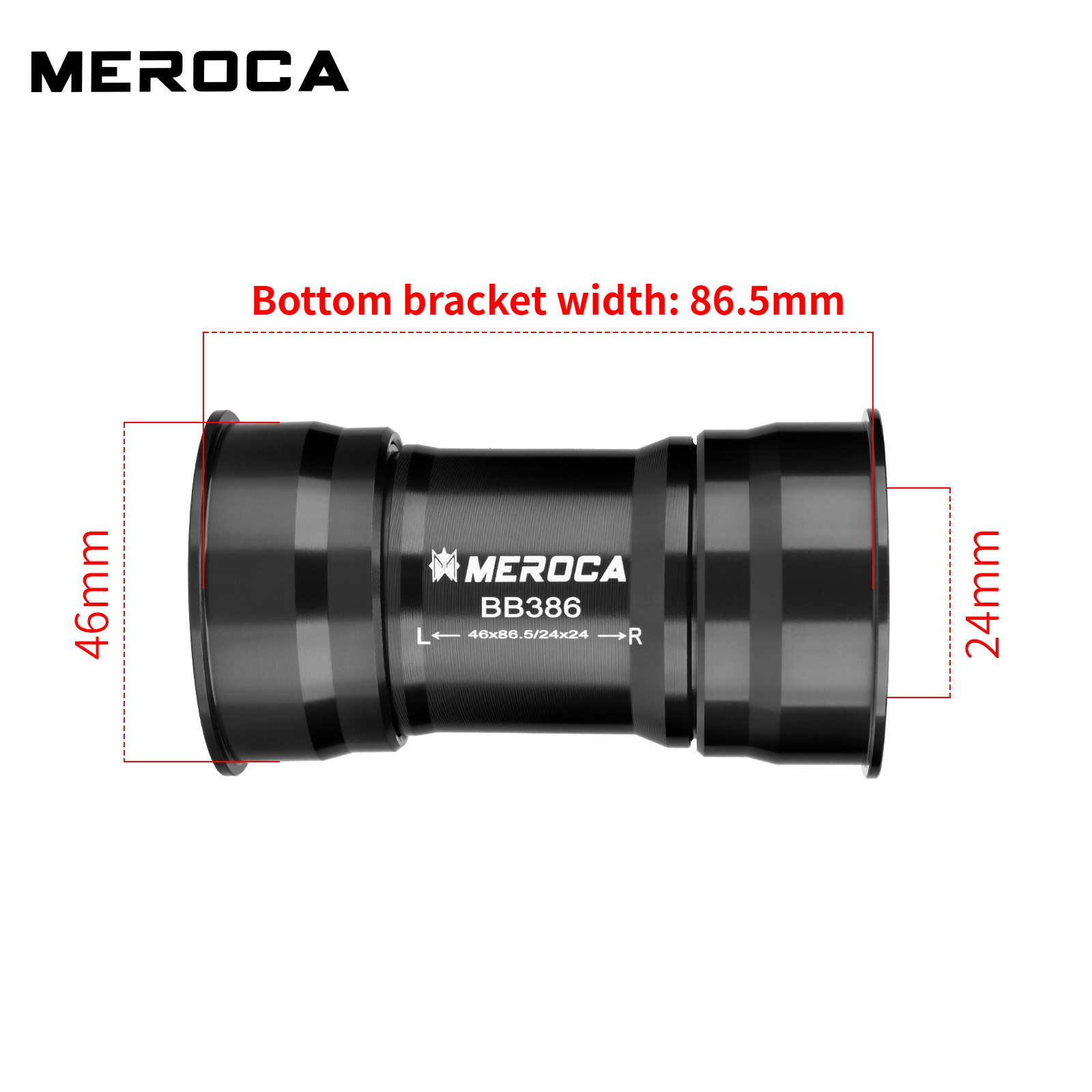 MEROCA bb386 24 มม. บ็อกซ์เบรค - Bottom Bracket Press บทวิจารณ์และราคา