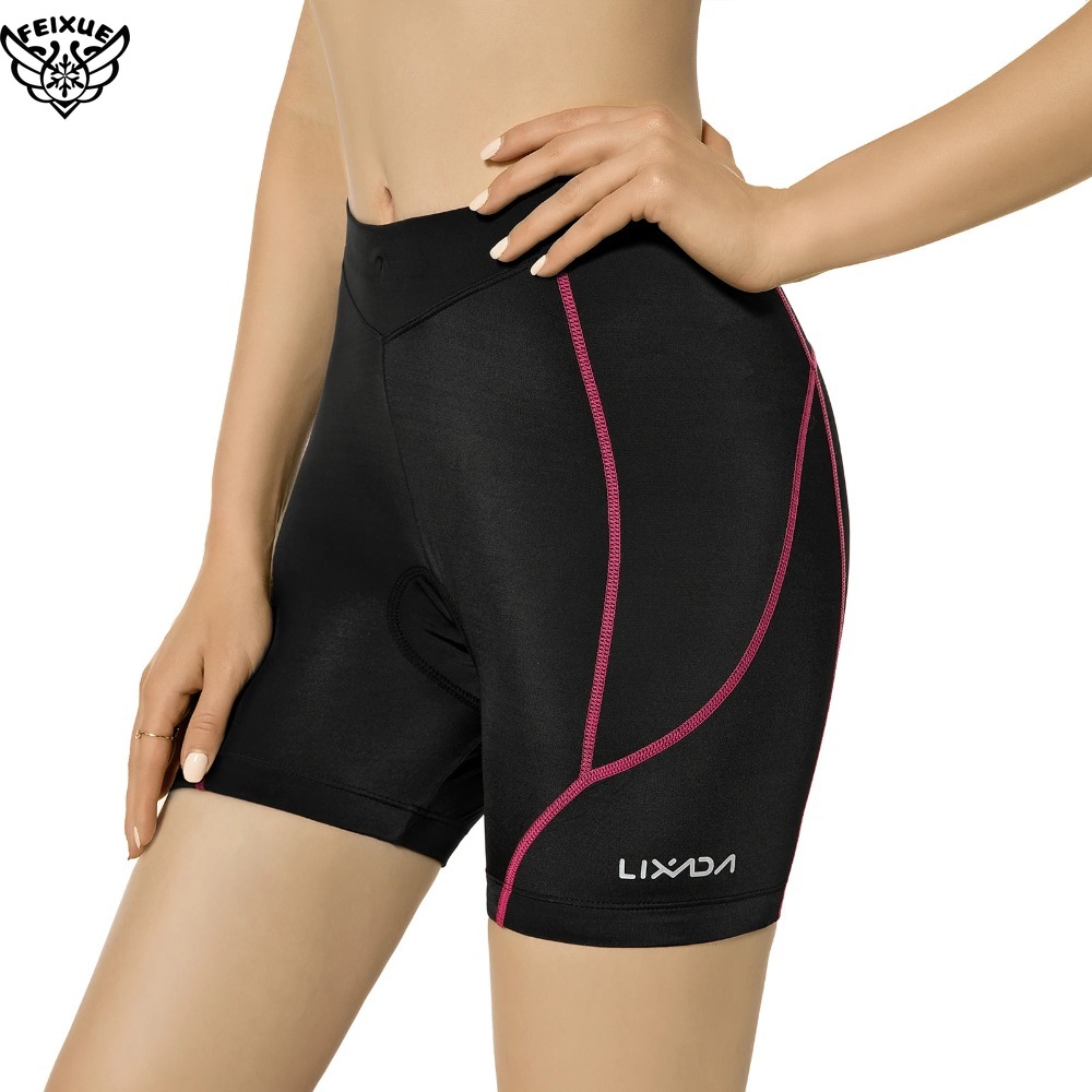 กางเกงปั่นจักรยานผู้หญิงแบบมีแ - Mountain Biking Shorts Women บทวิจารณ์และราคา
