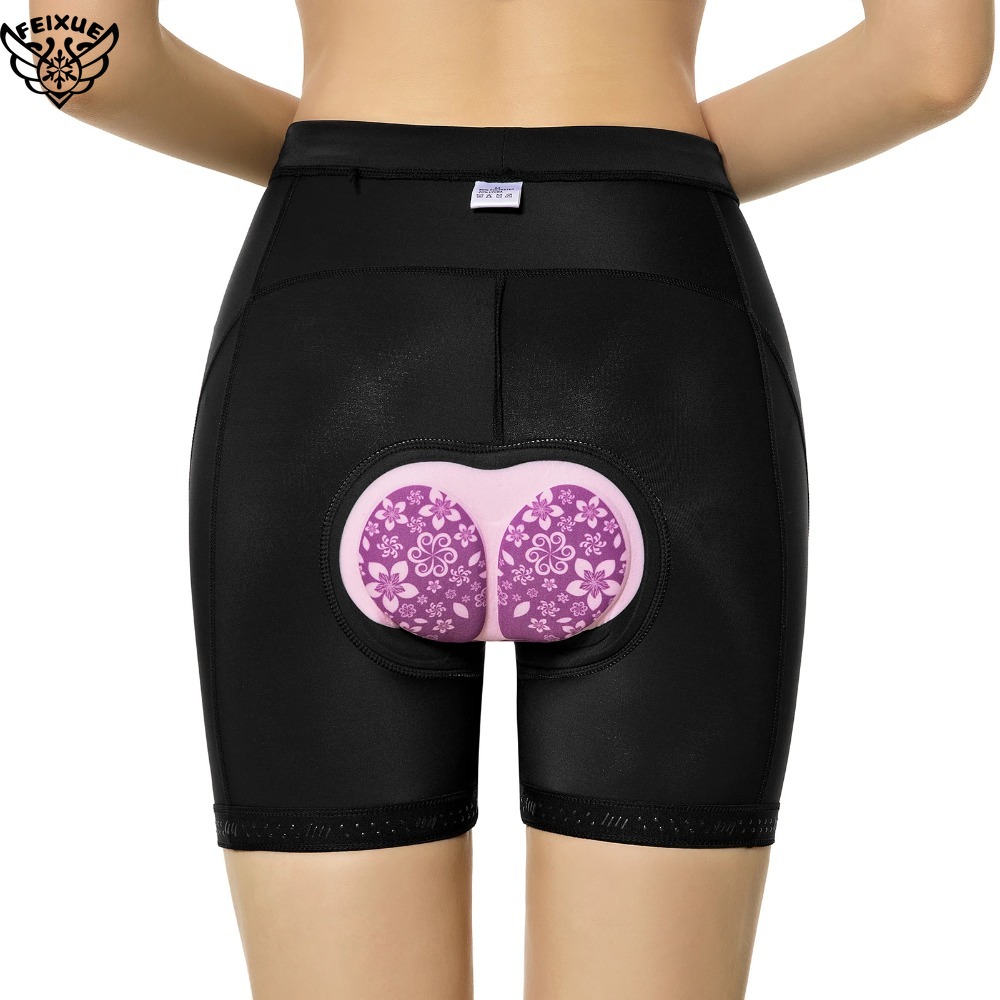 กางเกงปั่นจักรยานผู้หญิงแบบมีแ - Mountain Biking Shorts Women บทวิจารณ์และราคา