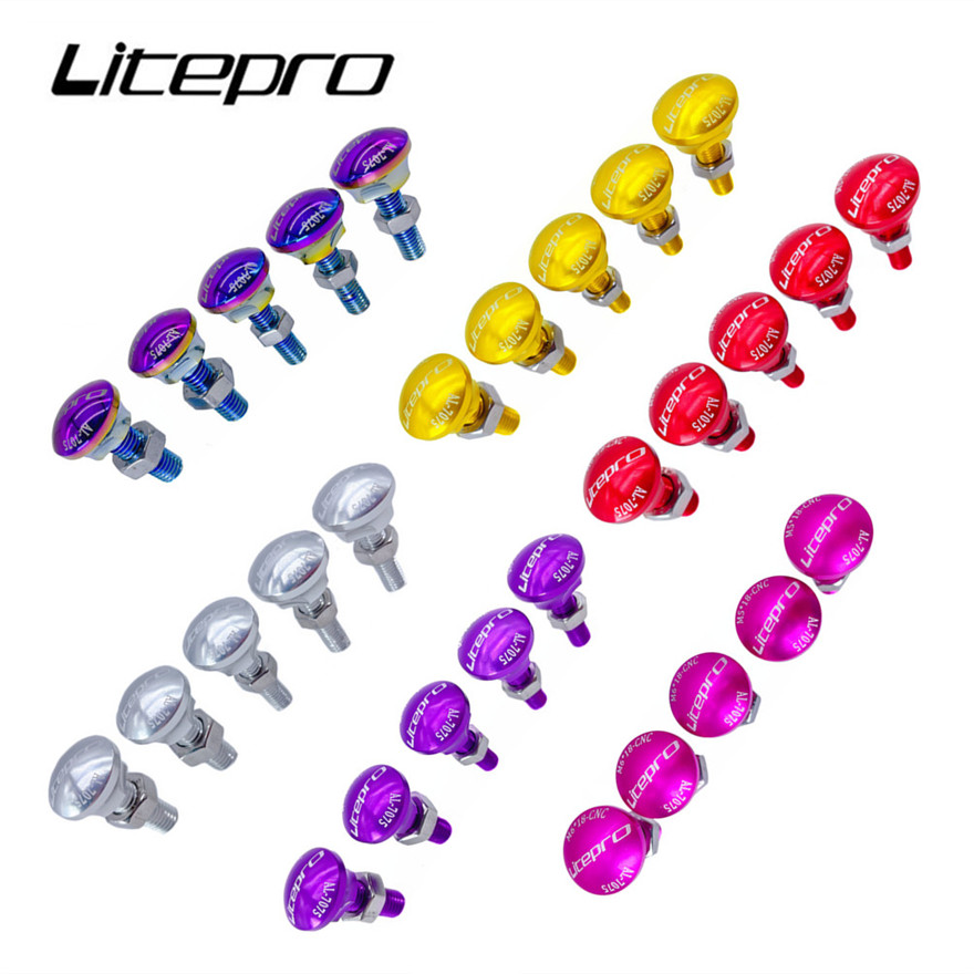 Litepro 5Pcs ล้อยึดสกรูอลูมิเน - Mountain Biking Pictures บทวิจารณ์และราคา