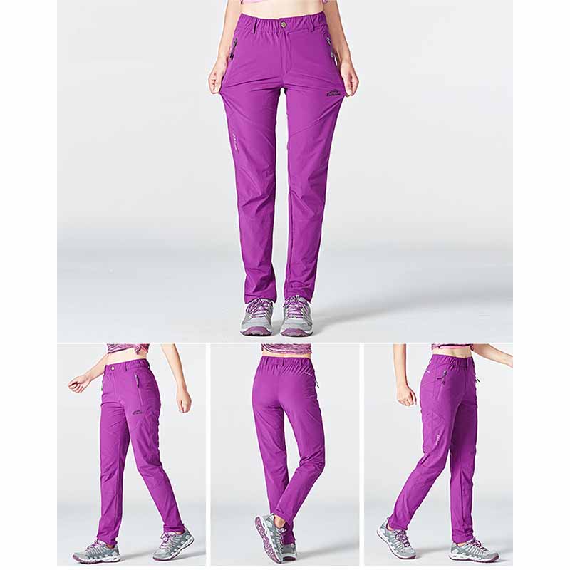 กางเกงเดินเขาผ้ายืดสำหรับผู้หญ - Mountain Biking Pants Women บทวิจารณ์และราคา