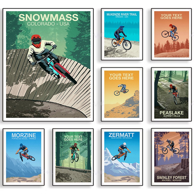 จักรยานเสือภูเขา Trail โปสเตอร - Mountain Biking Pictures บทวิจารณ์และราคา