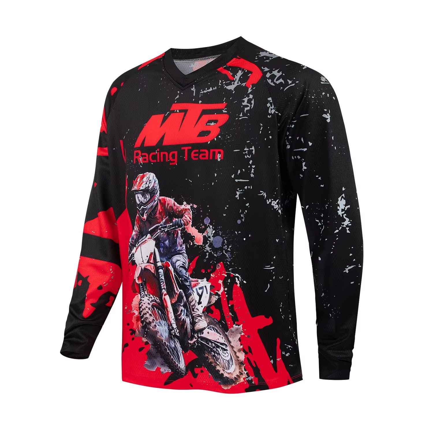 สินค้าใหม่ เสื้อเจอร์ซีย์แขนยา - Mountain Biking New Jersey บทวิจารณ์และราคา