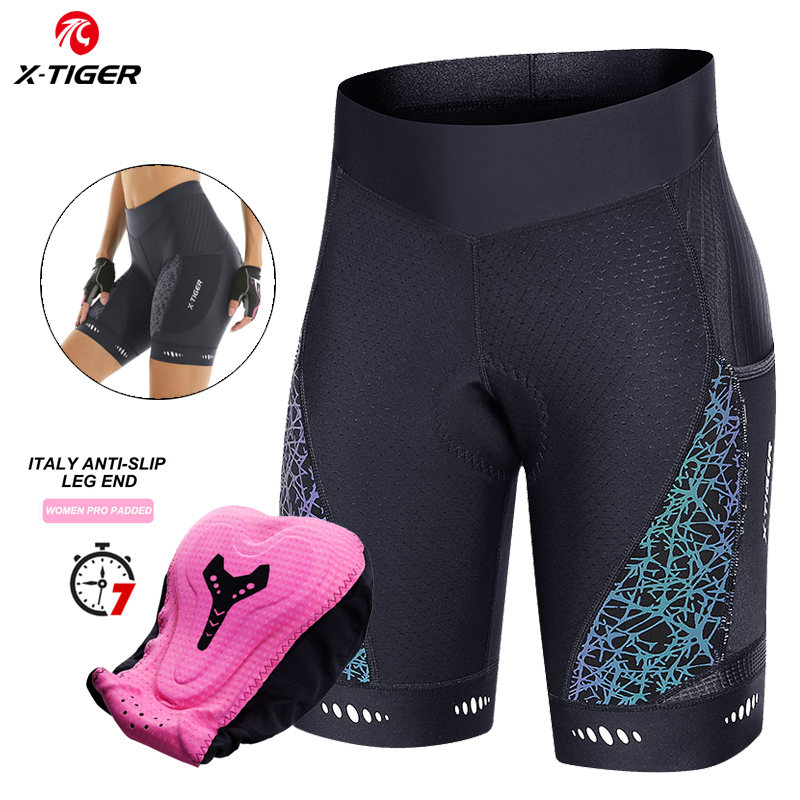 กางเกงปั่นจักรยาน X-TIGER กางเ - Mountain Biking Shorts Women บทวิจารณ์และราคา