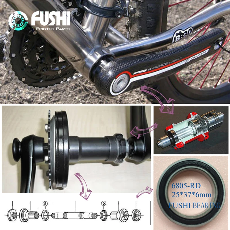 4 ชิ้น 6805-RD 25*37*6 มม. แบร - Bottom Bracket Press บทวิจารณ์และราคา